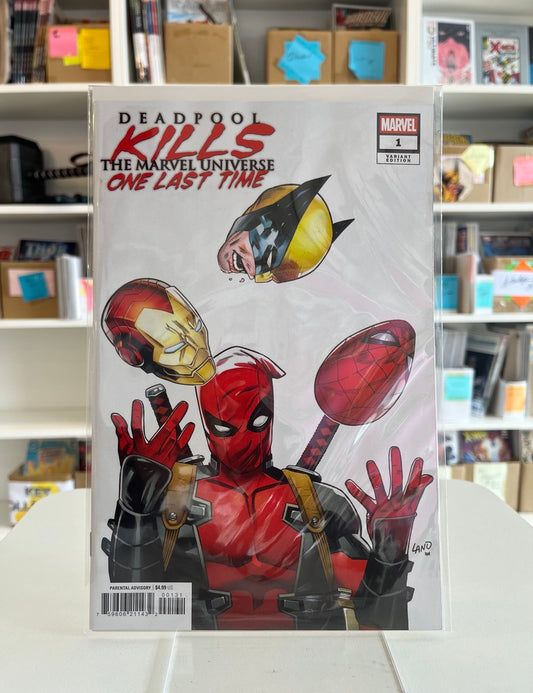 Deadpool Kills The Marvel Universe One Last Time #1 (Greg Land Var)