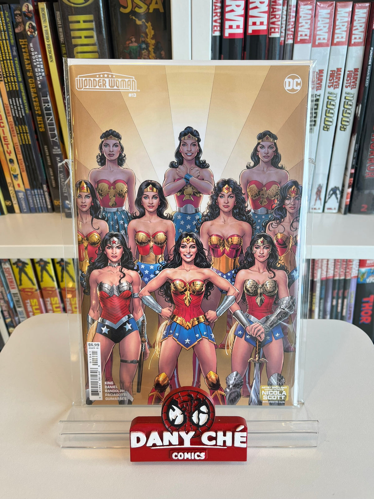 WONDER WOMAN #13 NICOLA SCOTT ARTIST SPOTLIGHT VAR
