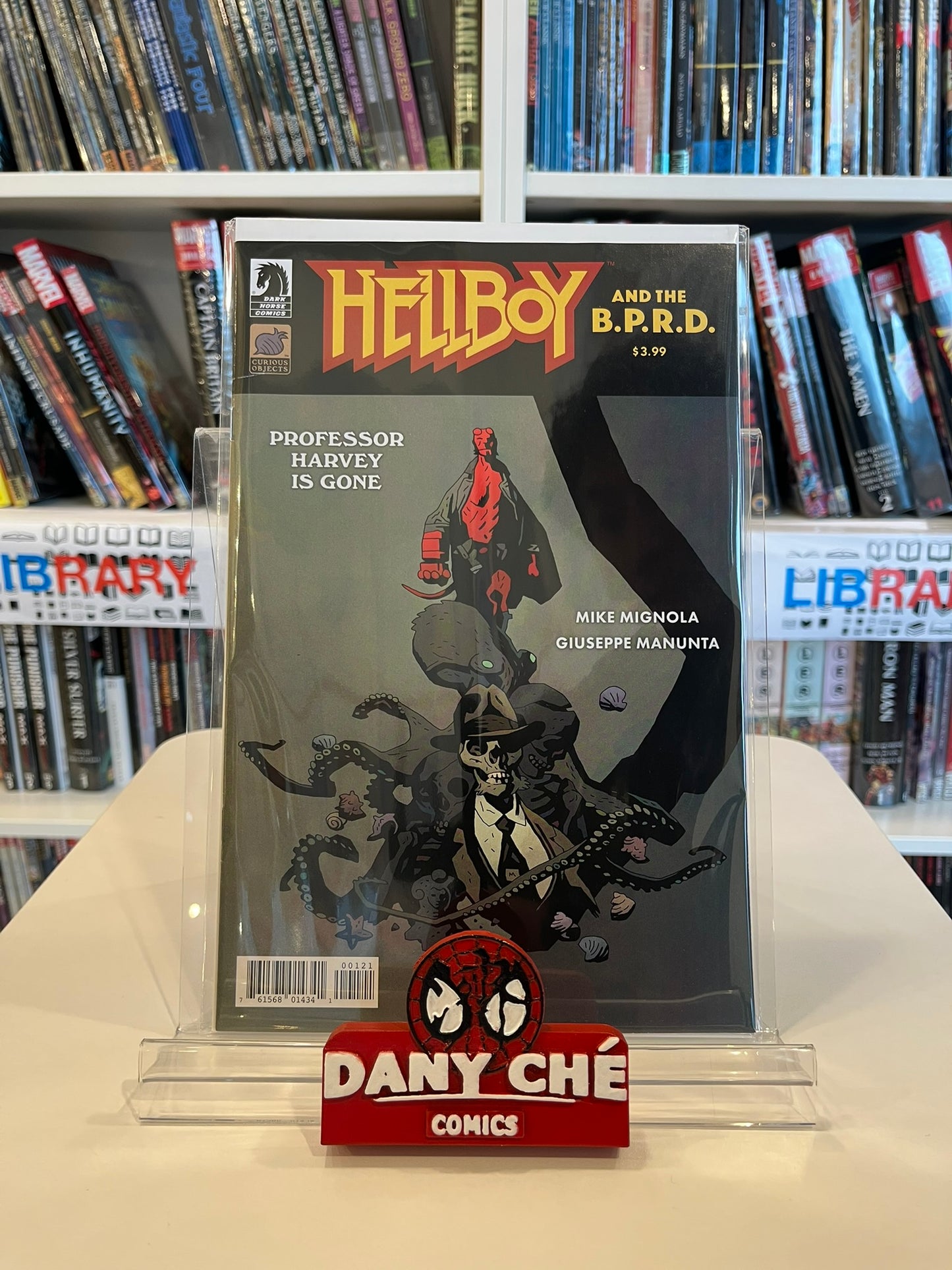 HELLBOY AND THE B.P.R.D: PROFESSOR HARVEY IS GONE #1 MIKE MIGNOLA VAR