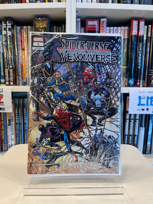 Spider-Verse vs. Venomverse #1 (Javier Garron - Foil Var)