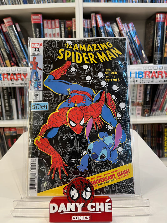 AMAZING SPIDER-MAN #11 LUCIANO VECCHIO DISNEY STITCH VAR