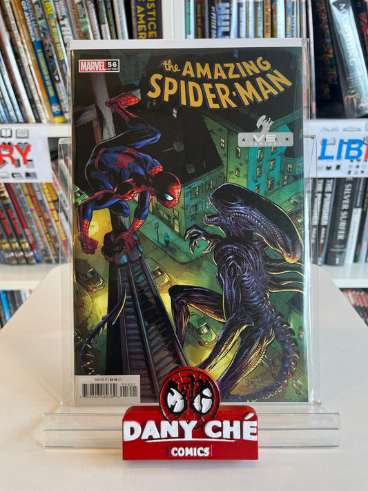 THE AMAZING SPIDER-MAN #56 MARK BAGLEY MARVEL VS. ALIEN VAR