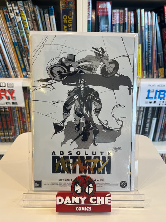 ABSOLUTE BATMAN #1 "AKIRA" HOMAGE GOLD FOIL SKETCH JAVI FERNANDEZ VAR