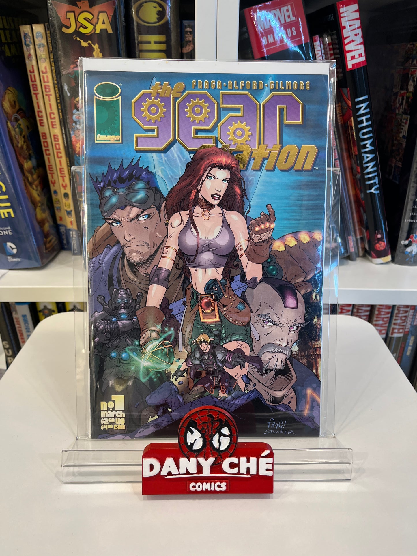 THE GEAR STATION #1 DAN FRAGA FOIL CVR