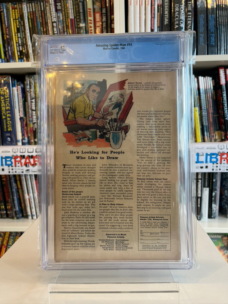 The Amazing Spider-Man #14 CGC 4.0 (1964)
