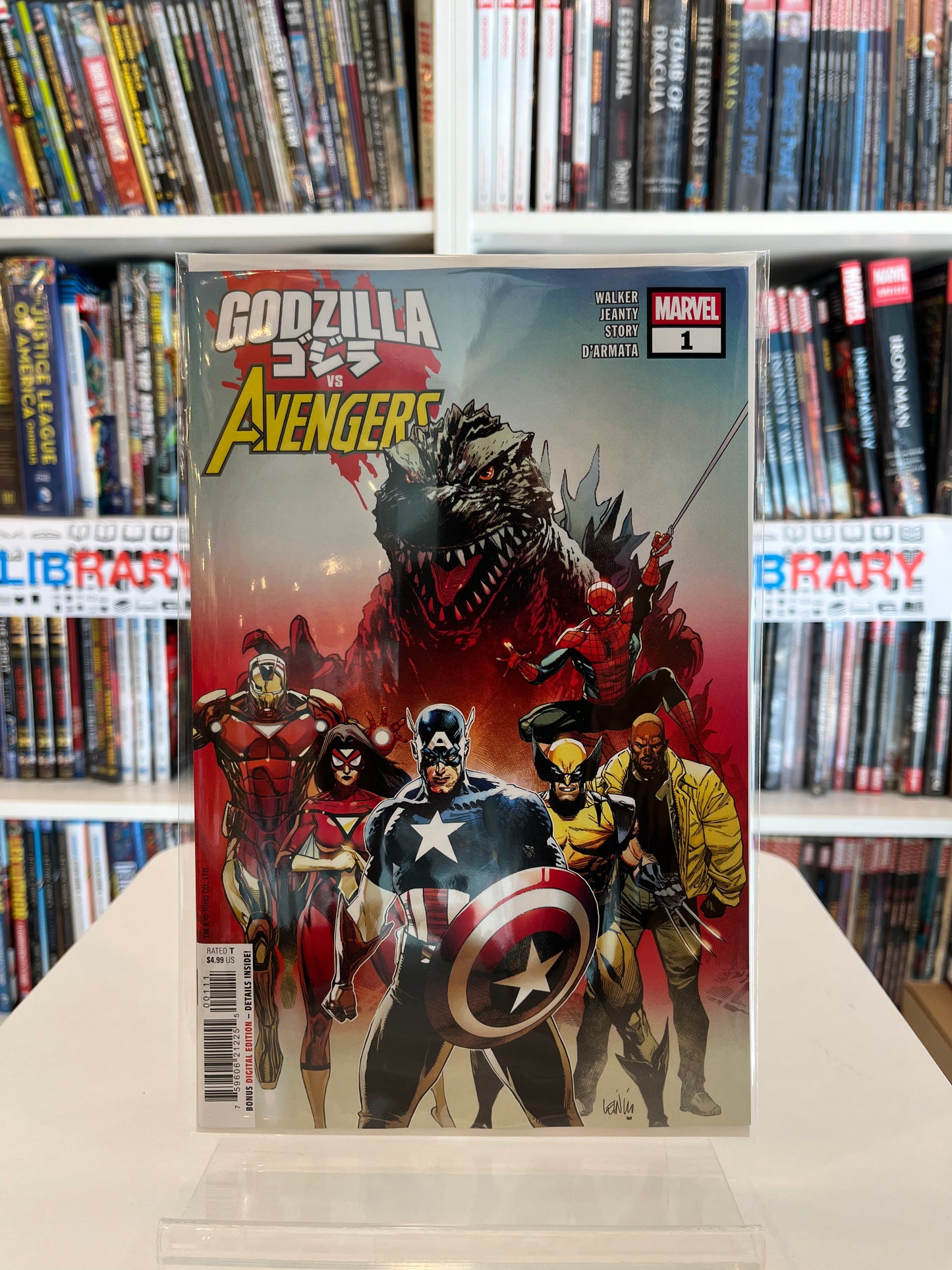 Godzilla vs Avengers #1 (Main Cvr)