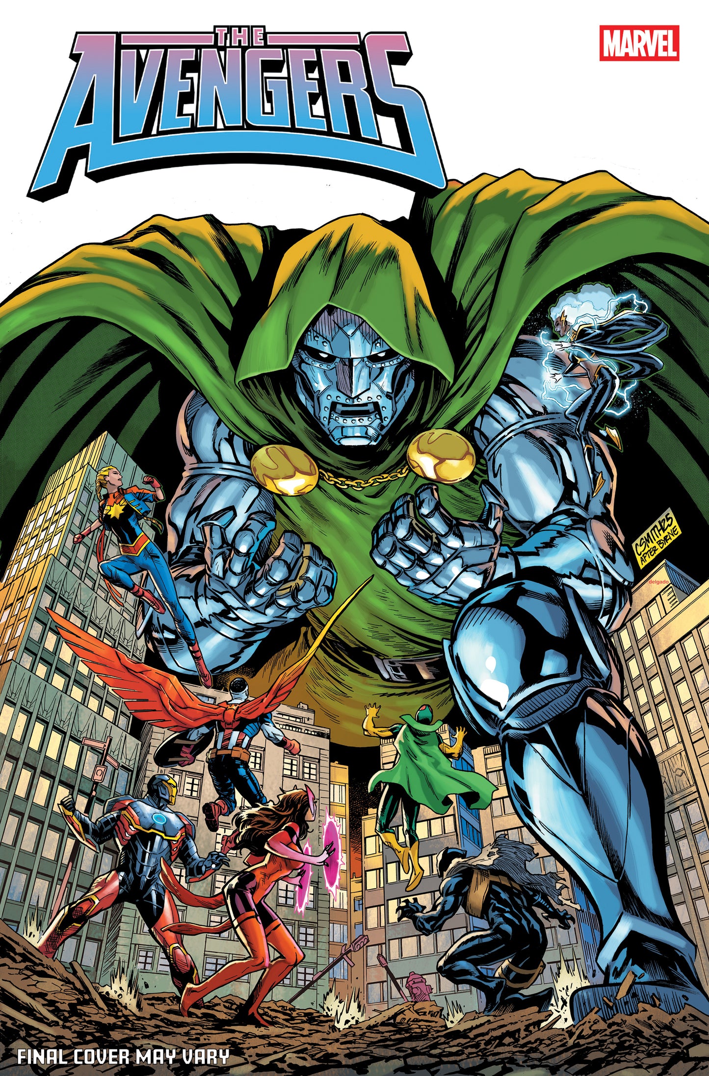 AVENGERS #36 CORY SMITH DOOM HOMAGE VAR