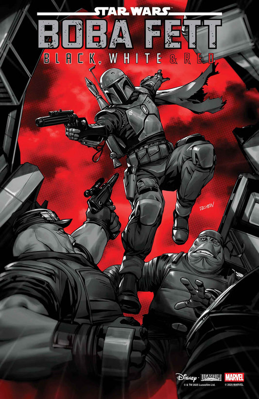 STAR WARS: BOBA FETT - BLACK, WHITE & RED #2 MAIN CVR