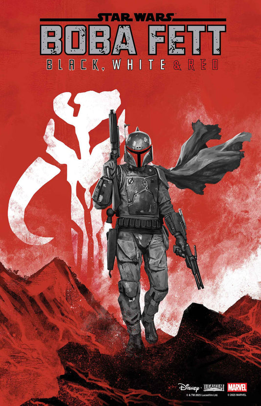 STAR WARS: BOBA FETT - BLACK, WHITE & RED #2 SKAN VAR