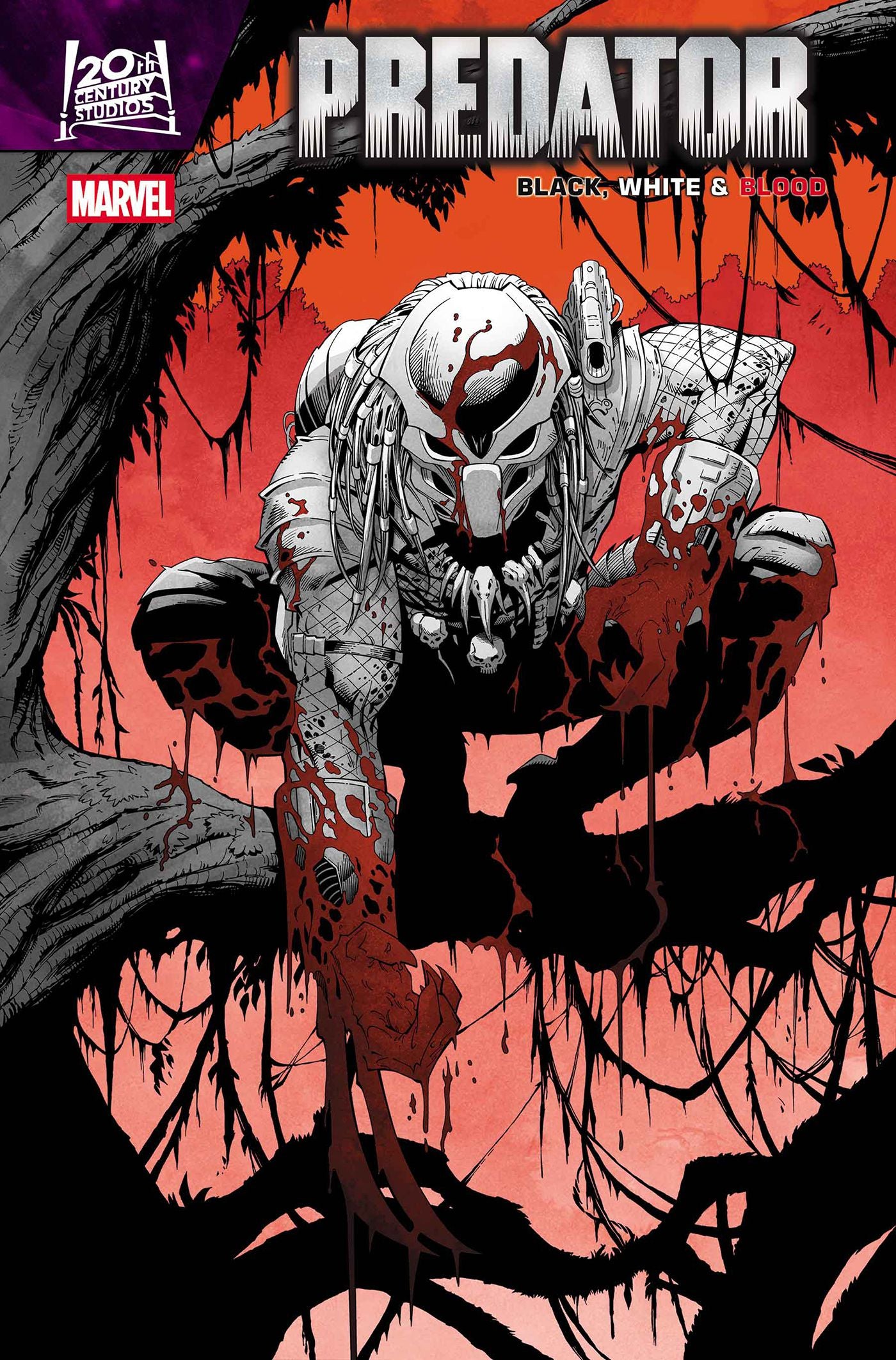 PREDATOR: BLACK, WHITE & BLOOD #4 MAIN CVR