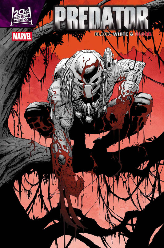 PREDATOR: BLACK, WHITE & BLOOD #4 MAIN CVR