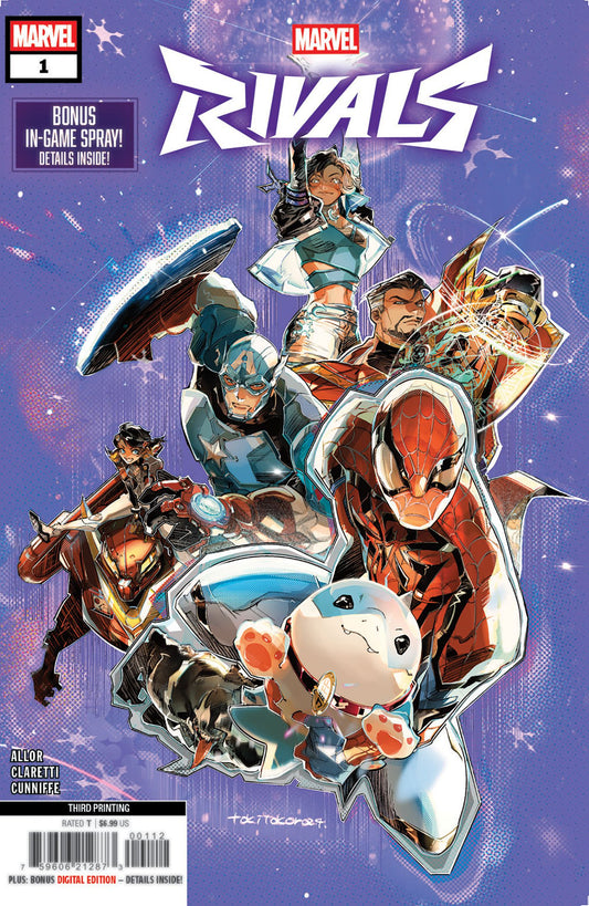MARVEL RIVALS #1 TOKITOKORO 3RD PRINTING VAR