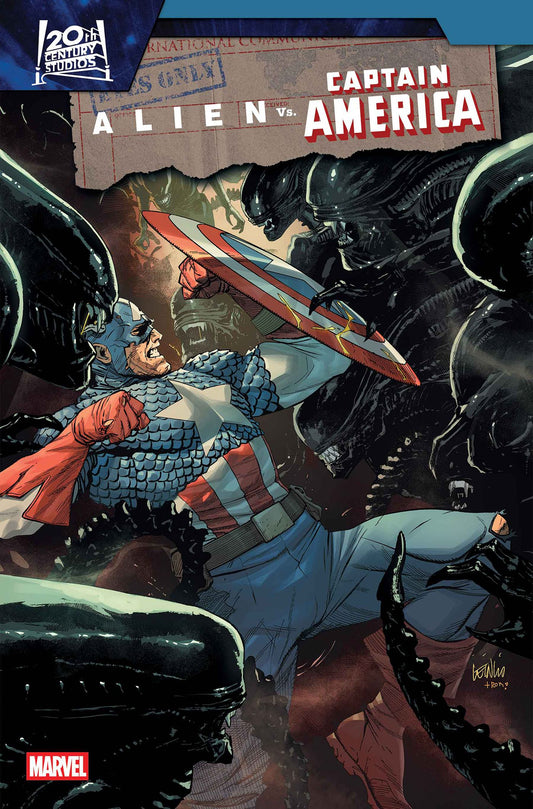 ALIEN VS. CAPTAIN AMERICA #1 MAIN CVR