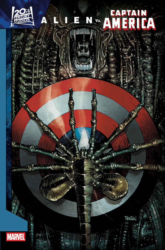 ALIEN VS. CAPTAIN AMERICA #1 DAN PANOSIAN FOIL VAR