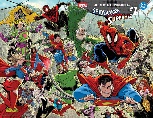 MARVEL/DC: SPIDER-MAN/SUPERMAN #1 KAARE ANDREWS WRAPAROUND VAR