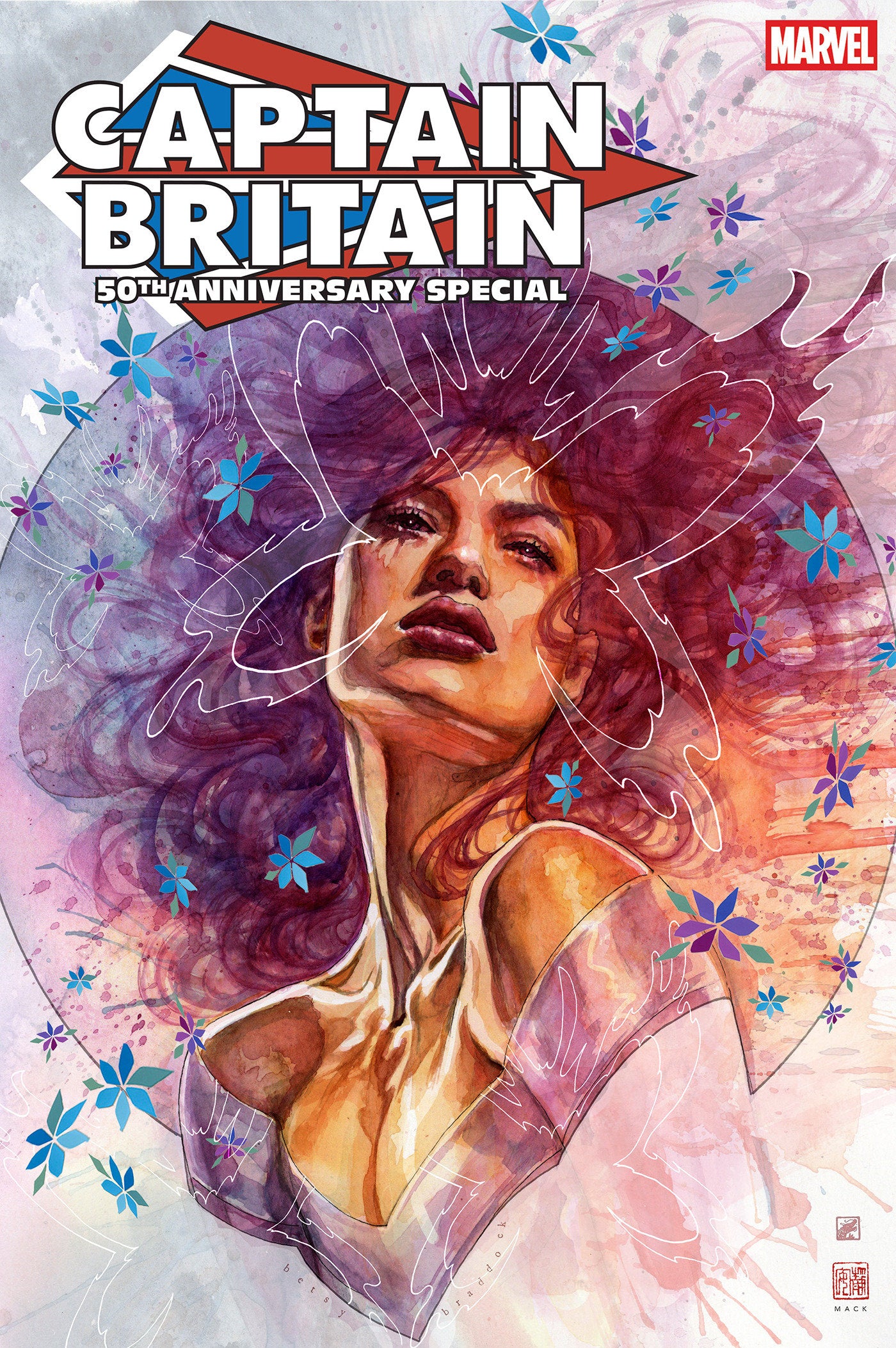 CAPTAIN BRITAIN 50TH ANNIVERSARY SPECIAL #1 DAVID MACK VARIANT