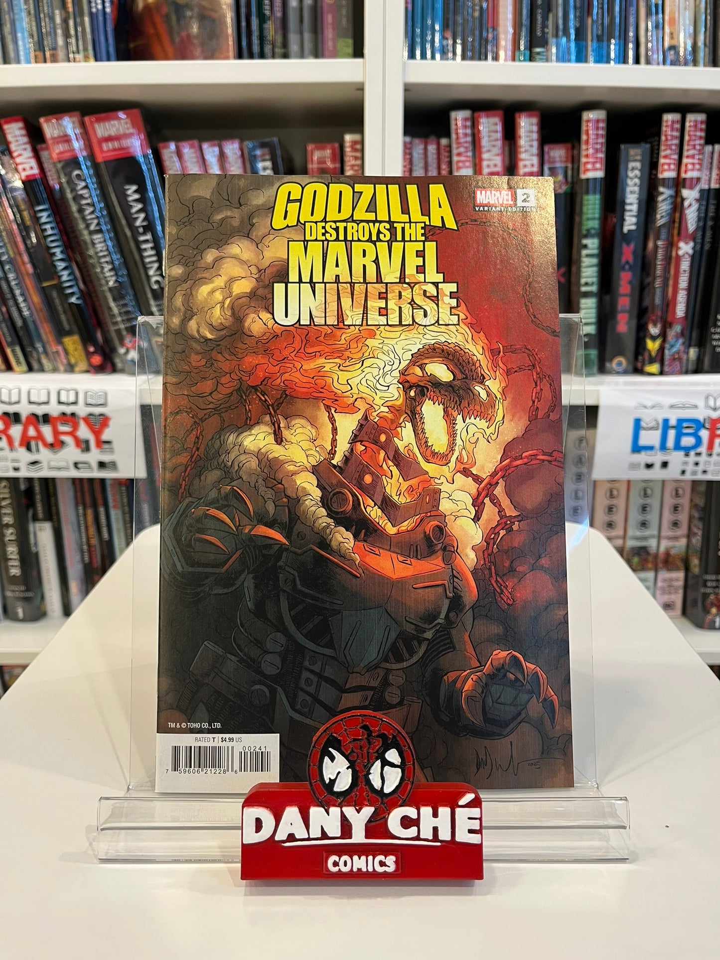 GODZILLA DESTROYS THE MARVEL UNIVERSE #2 (DAVE WACTHER VAR)