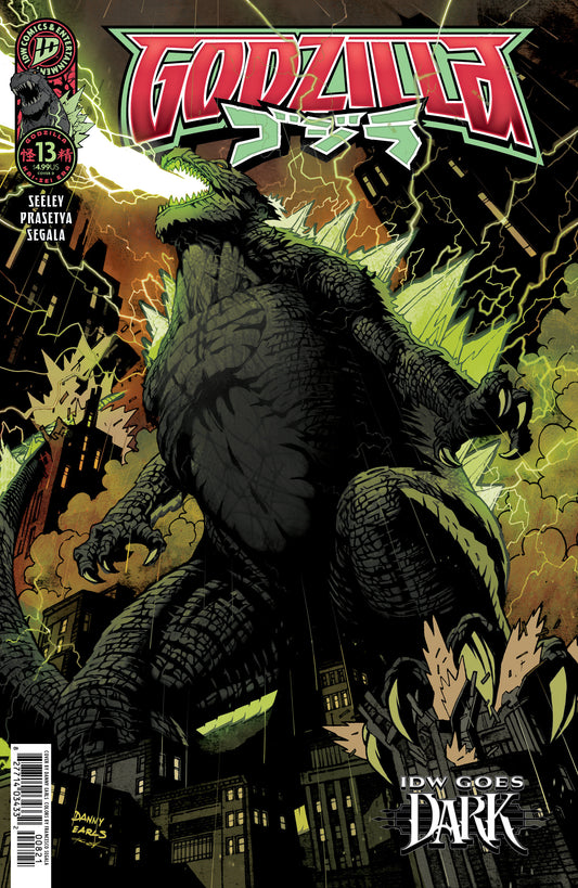 Godzilla [Kai-Sei Era] #13 EARLS IDW GOES DARK VAR