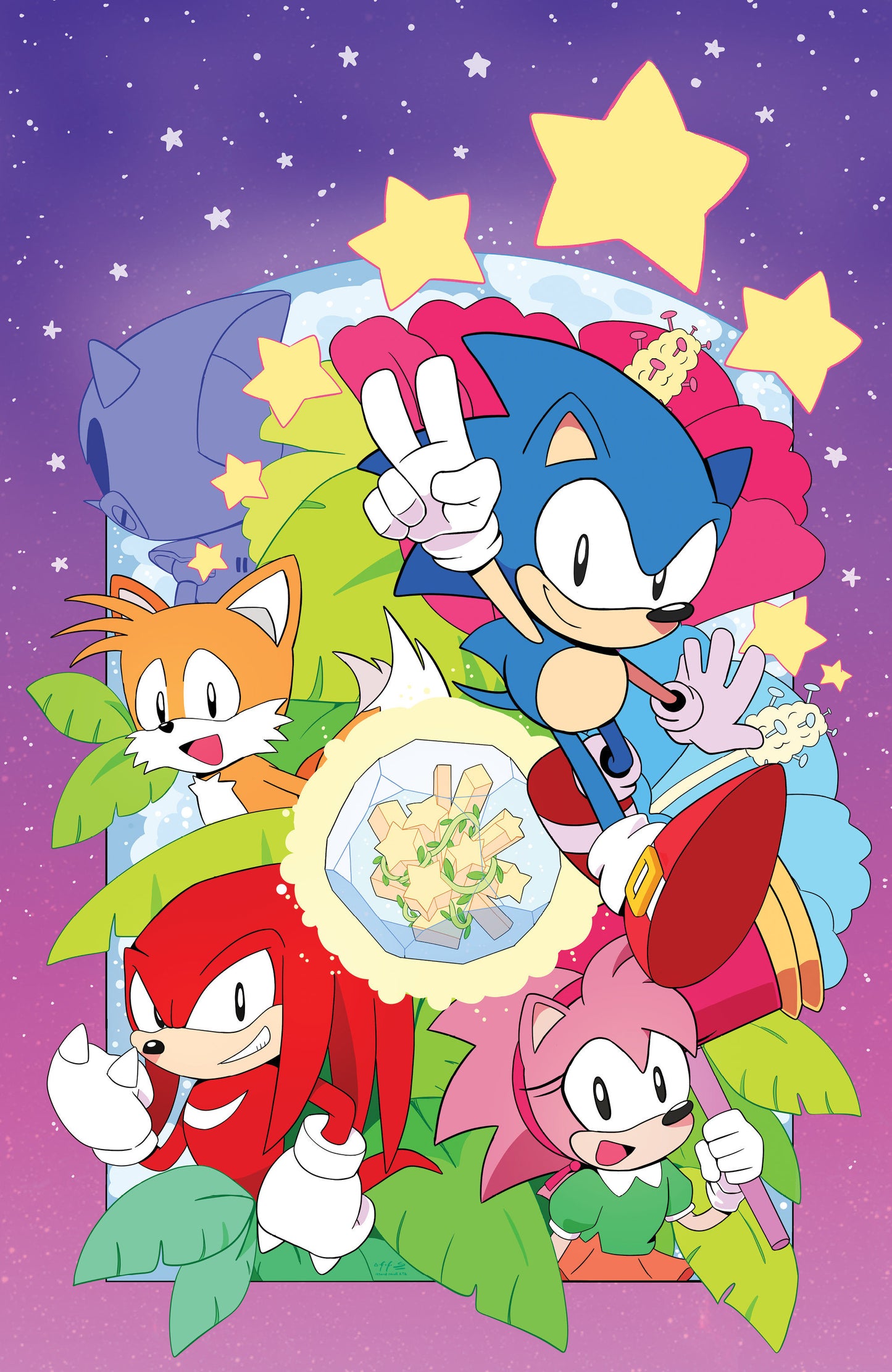 SONIC THE HEDGEHOG: 35TH ANNIVERSARY SPECIAL ATA FULL ART FOIL VAR