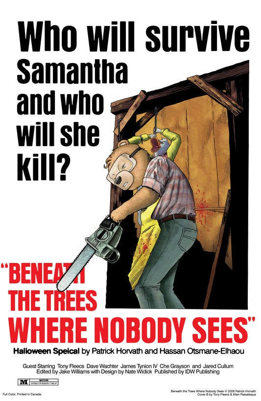 Beneath the Trees Where Nobody Sees Halloween Special FLEECS MOVIE HOMAGE VAR