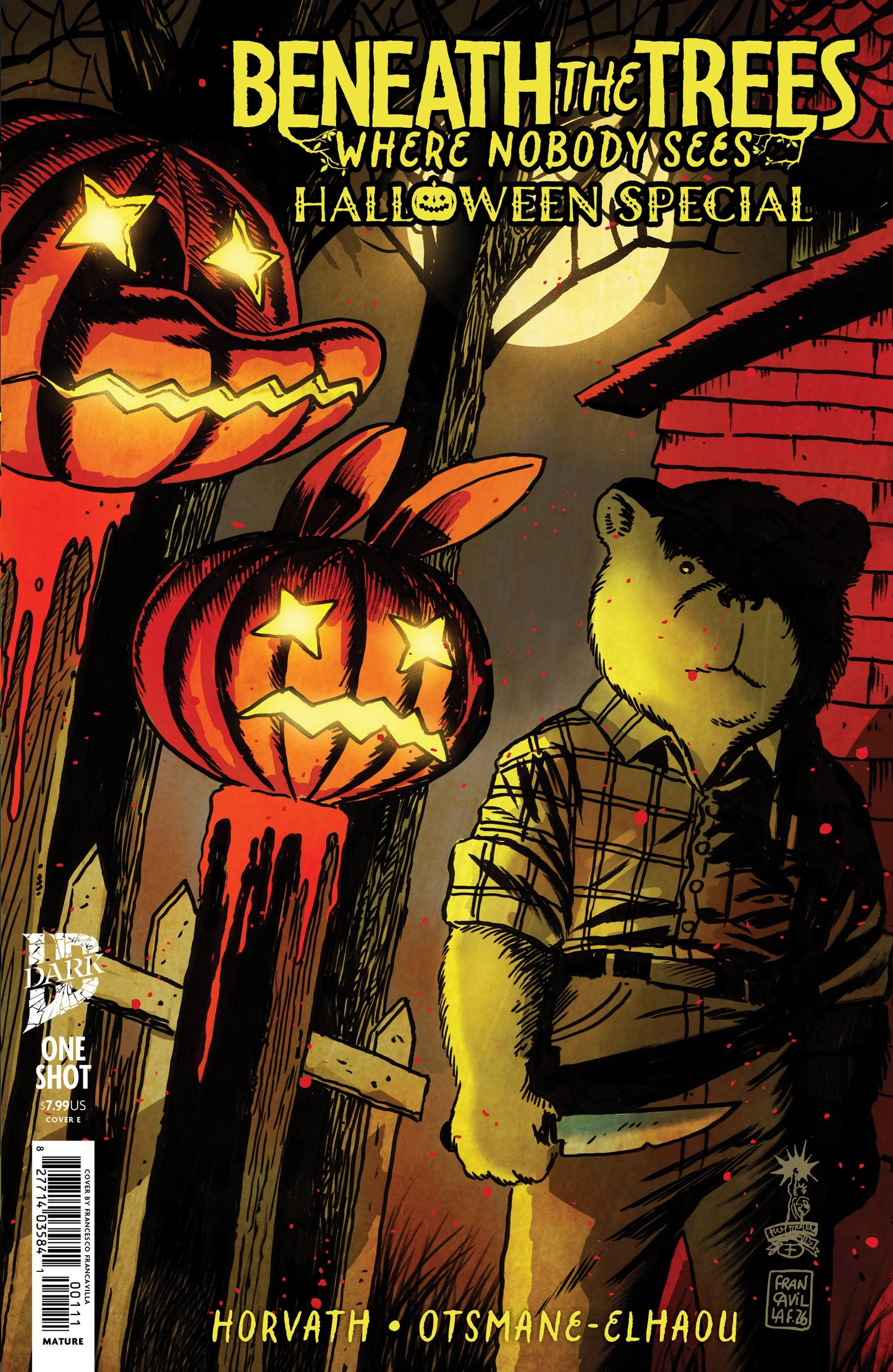Beneath the Trees Where Nobody Sees Halloween Special FRANCAVILLA IDW GOES DARK VAR
