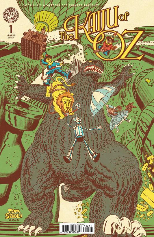 Godzilla’s Monsterpiece Theatre Presents: The Kaiju of Oz MAIN CVR