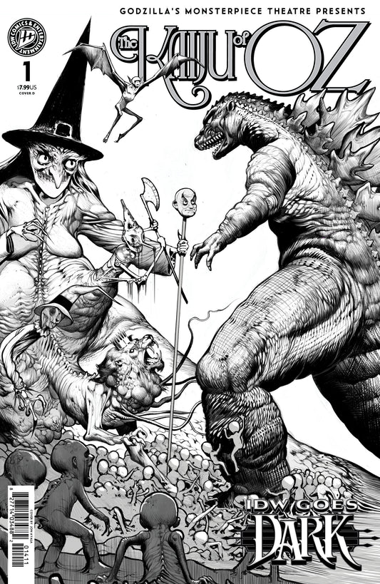 Godzillas Monsterpiece Theatre Presents: The Kaiju of Oz AYALA IDW GOES DARK VAR