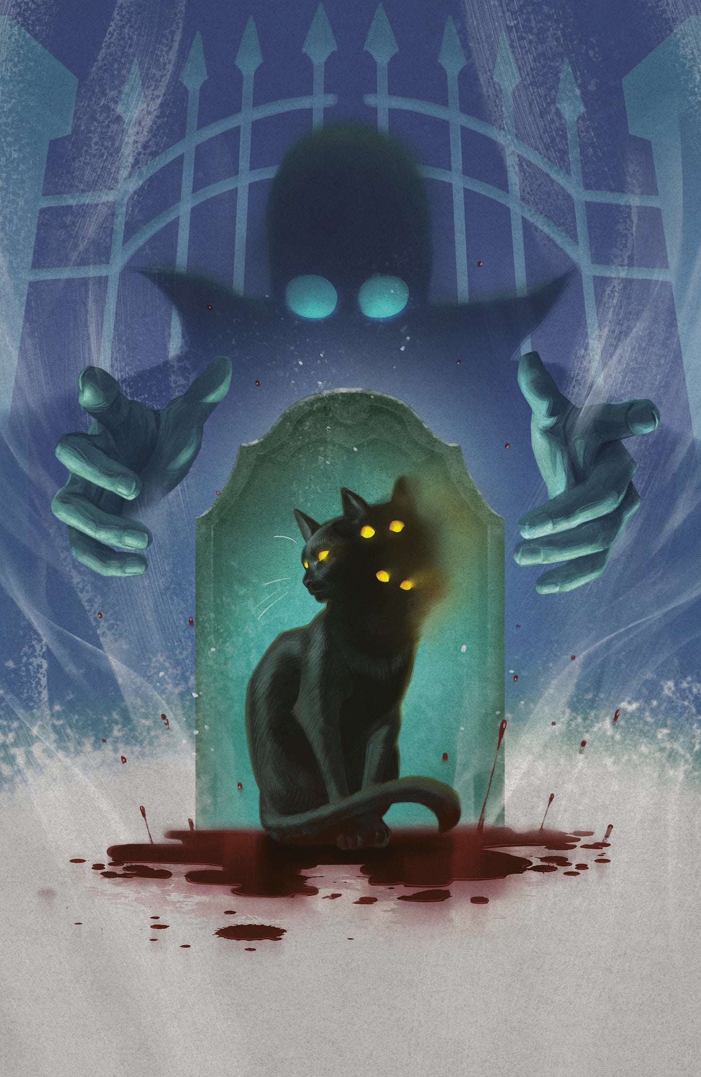 Stuff of Nightmares: The Cat in the Coffin #1 B Variant (Dressed, Murakami)