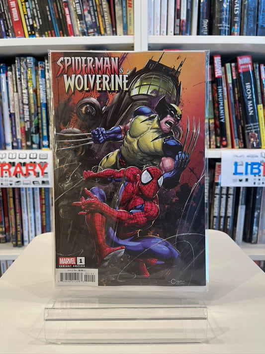 Spider-Man & Wolverine #1 (Clayton Crain Var)