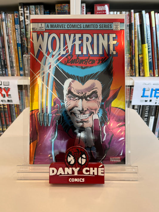 WOLVERINE #1 (2023 FACSIMILE FOIL VAR)(SIGNED BY JOE RUBINSTEIN)