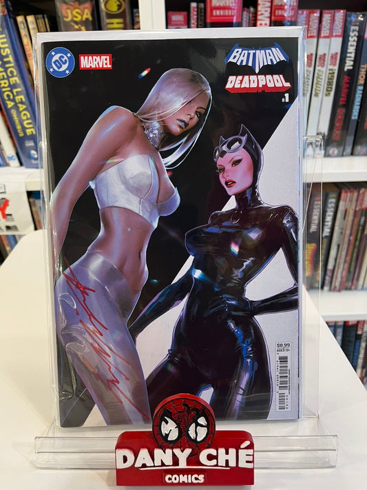 DC MARVEL BATMAN DEADPOOL #1 CVR S SIGNED BY SOZOMAIKA