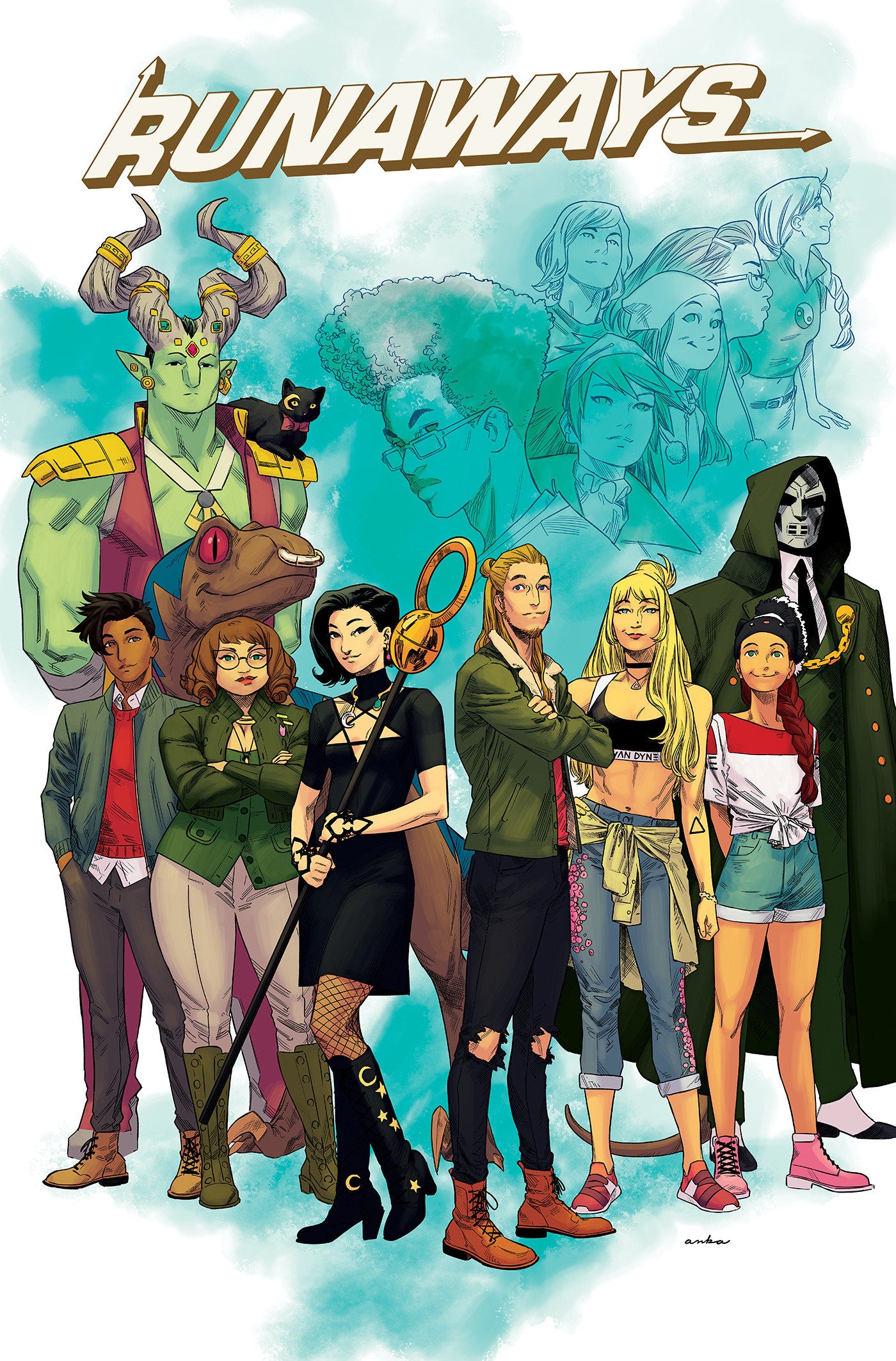 Runaways By Rainbow Rowell Omnibus Kris Anka Cover (HC)