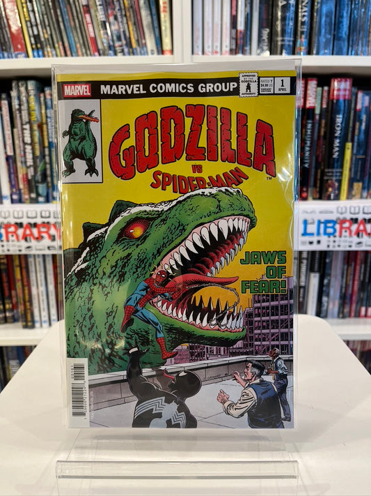 Godzilla vs. Spider-Man #1 (Godzilla King of the Monsters Homage Var)