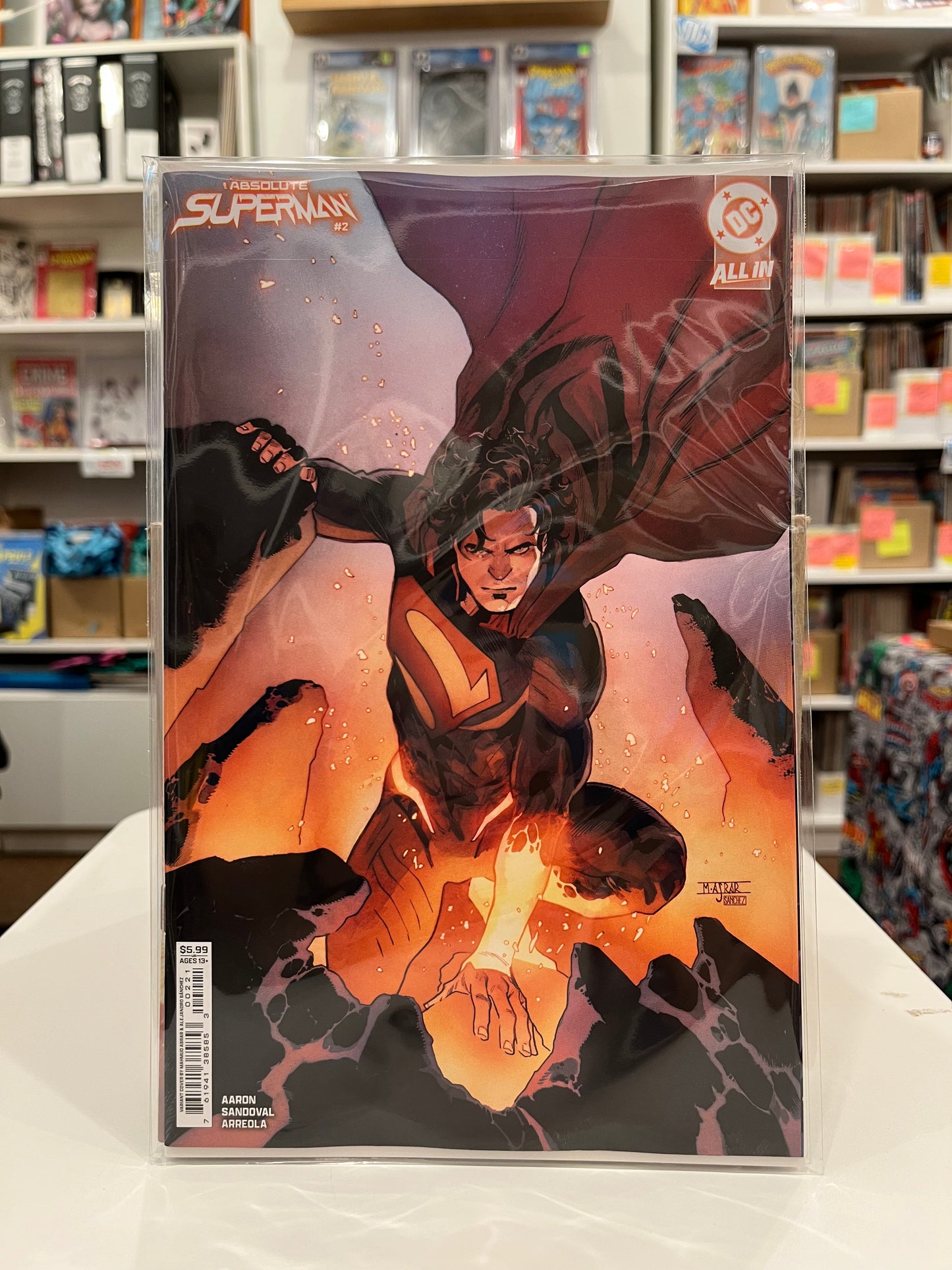 Absolute Superman #2 (Cover B Mahmud Asrar Card Stock Variant)