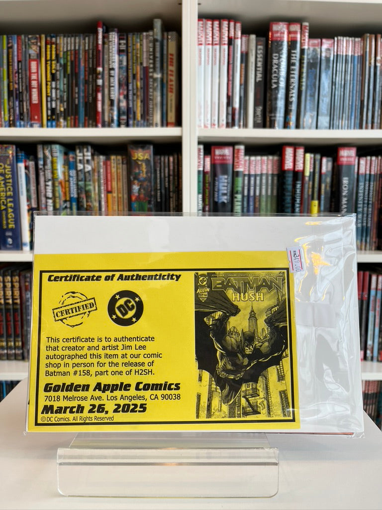 Batman #158 SIGNED by JIM LEE (Main Cvr-Foil Var)