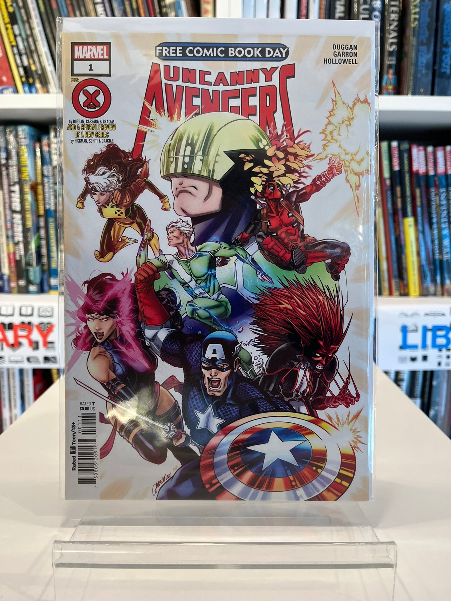 Uncanny Avengers / X-Men #1  (Javier Garron - Free Comic Book Day Var)