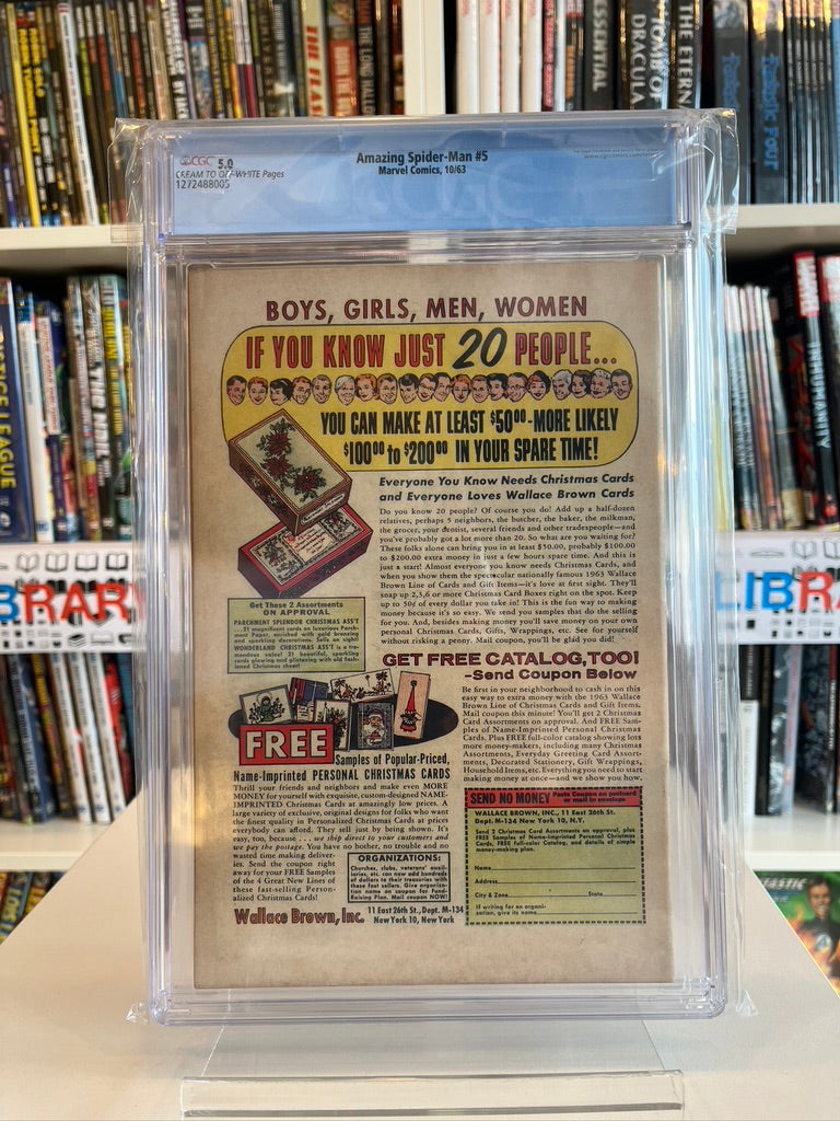 The Amazing Spider-Man #5 CGC 5.0 (1963)