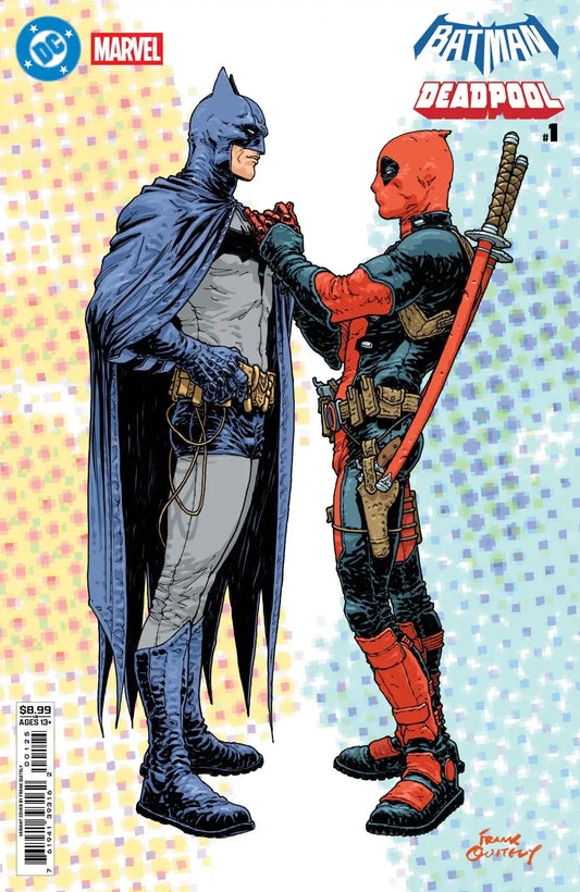 DC MARVEL BATMAN DEADPOOL #1 (ONE SHOT) CVR N FRANK QUITELY VAR
