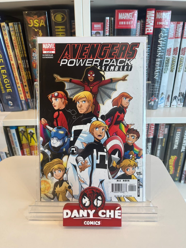 AVENGERS AND POWER PACK ASSEMBLE! (SET OF 4)
