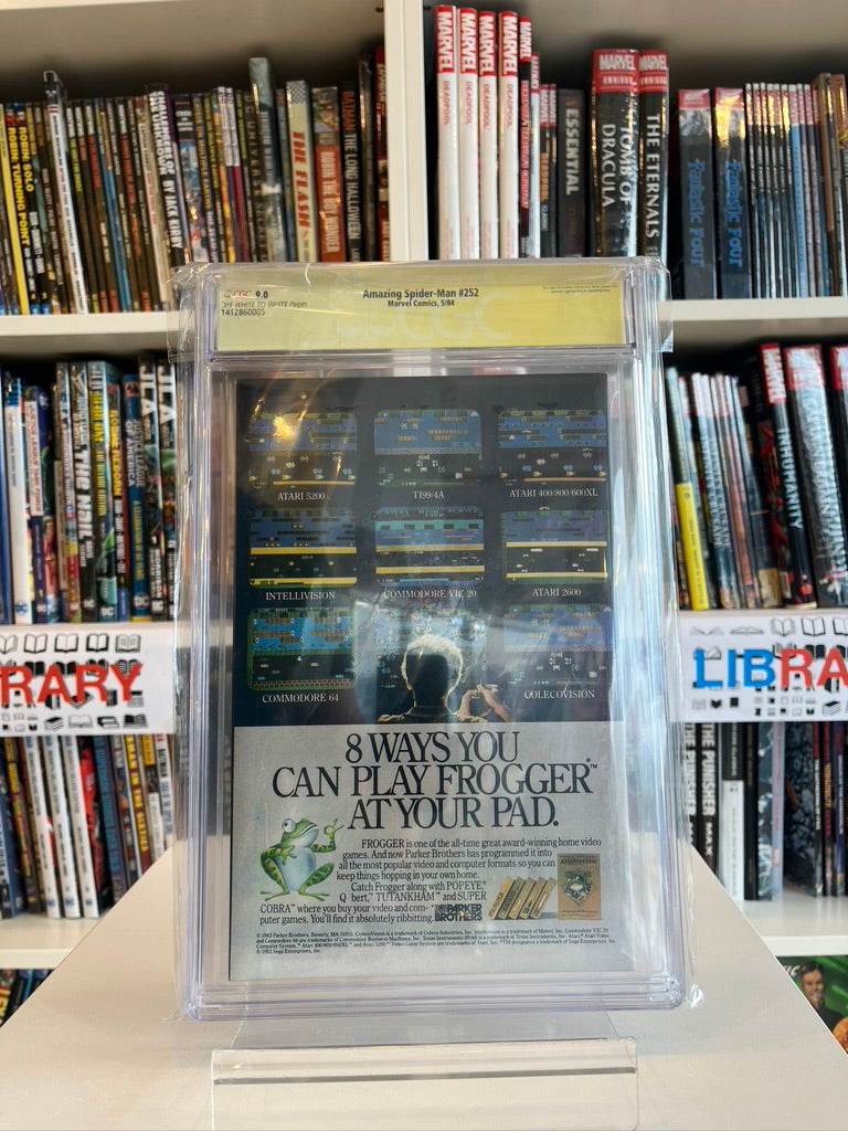 The Amazing Spider-Man #252 CGC 9.0 Signed by Stan Lee (1984)