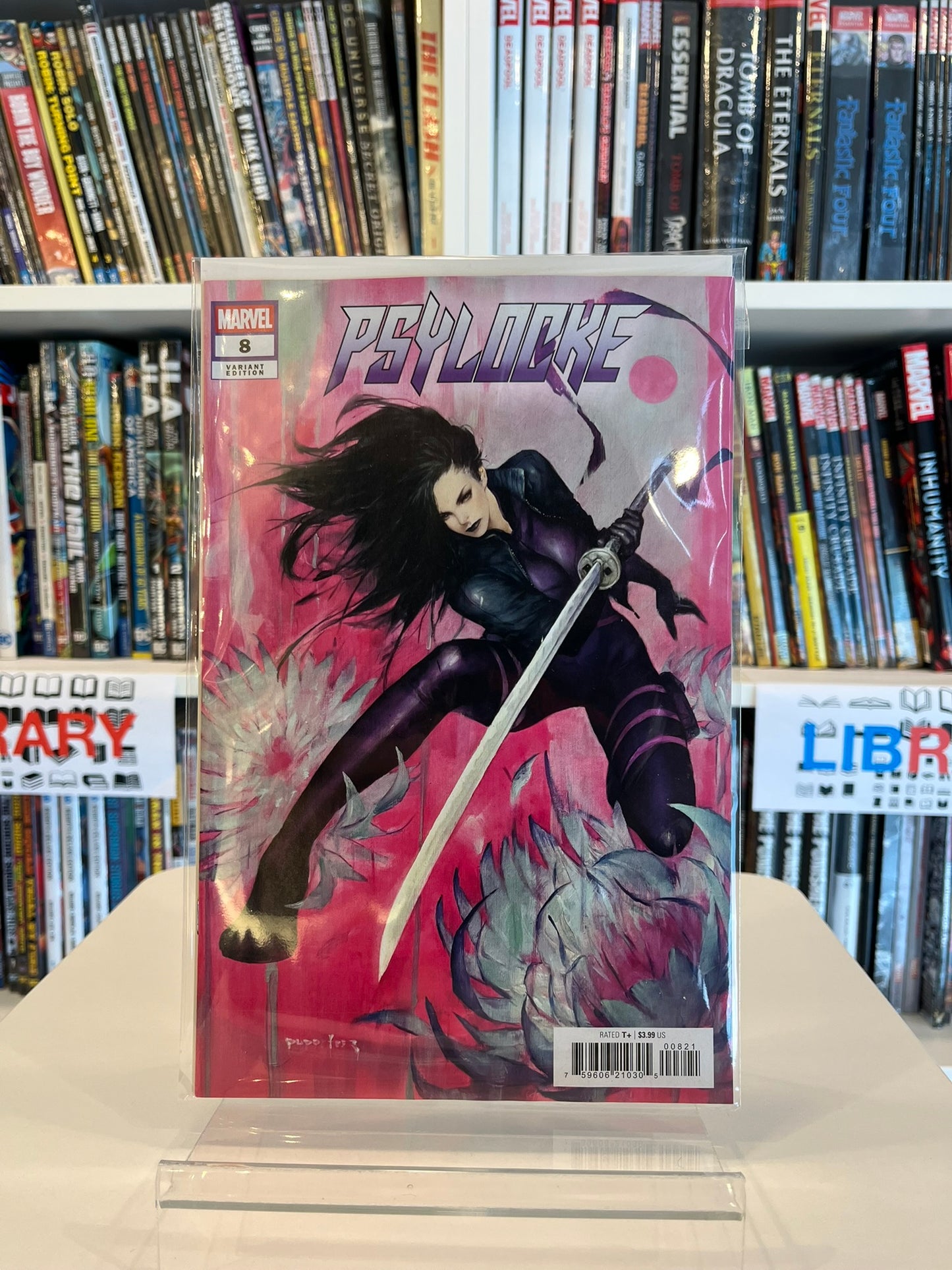 Psylocke #8 (Puppeteer Lee Var)
