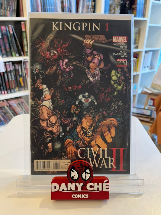 KINGPIN #1 CIVIL WAR II MAIN CVR