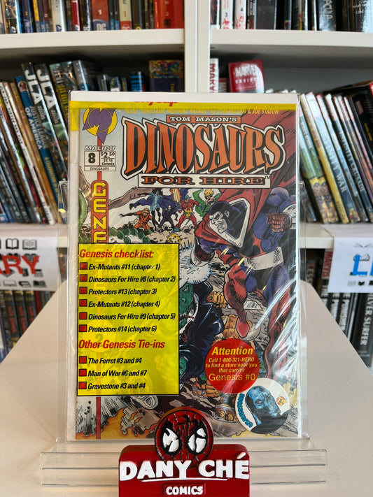 DINOSAURS FOR HIRE #8 MAIN CVR