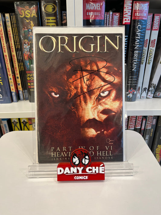 ORIGIN #4 SIGNED BY PAUL JENKINS (WRITER)