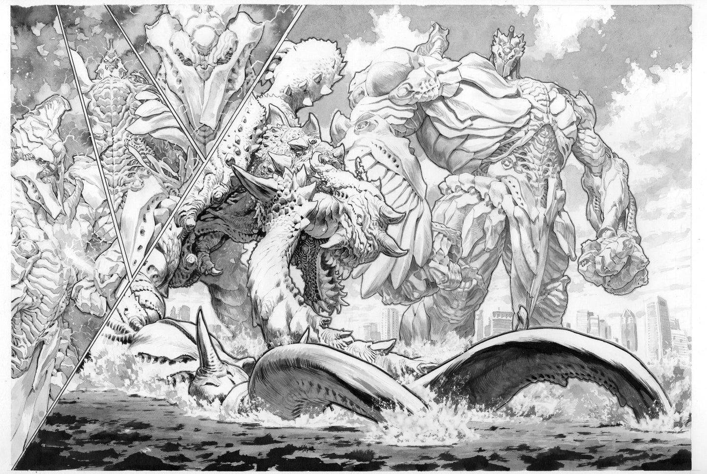OLYMPUS SAGA MEGALITH #1 (OF 4) CVR D LEWIS LAROSA ORIGINAL ART EDITION 1 VAR