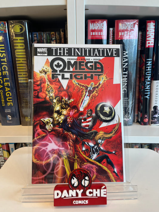 OMEGA FLIGHT : THE INITIATIVE #1 - #5 (COMPLETE)