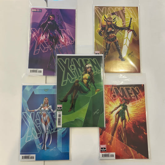 X-MEN #1 - #5 J SCOTT CAMPBELL VAR (SET OF 5)