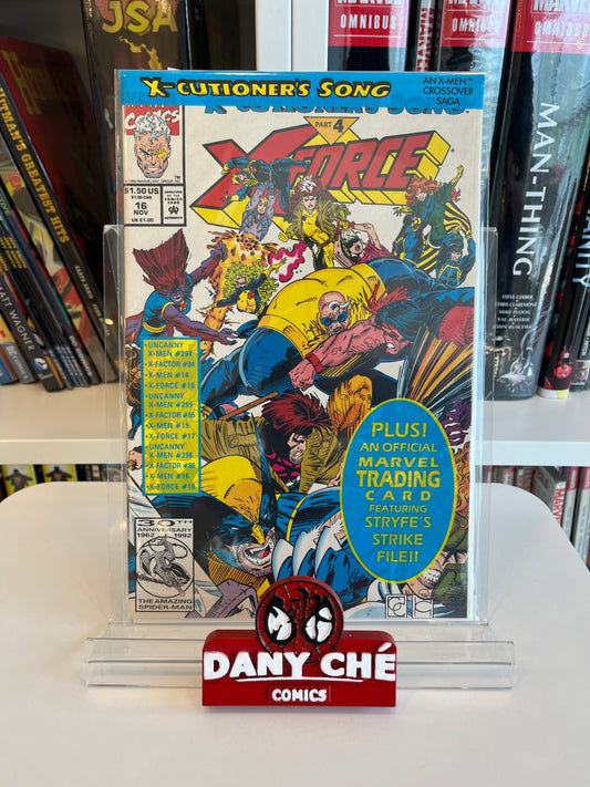 X-FORCE #16 (X-CUTIONER'S SONG ARC PART 4)(POLYBAGGED)