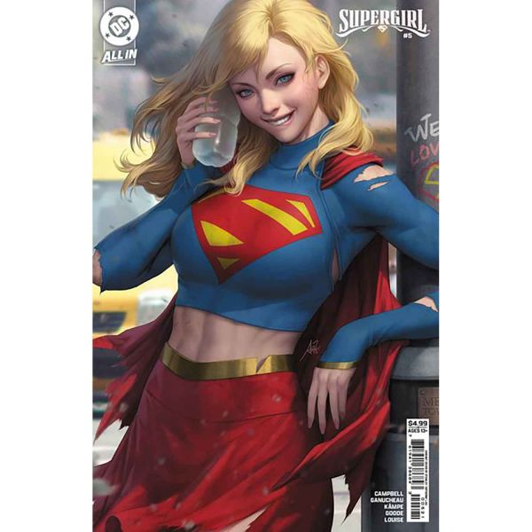 SUPERGIRL #5 CVR B STANLEY ARTGERM LAU CARD STOCK VAR
