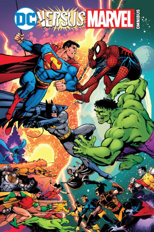 DC VERSUS MARVEL OMNIBUS HC GEORGE PEREZ CVR DC VERSUS MARVEL OMNIBUS (HC) GEORGE PEREZ CVR